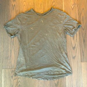 Lululemon Army Green Dyed S/S T-Shirt